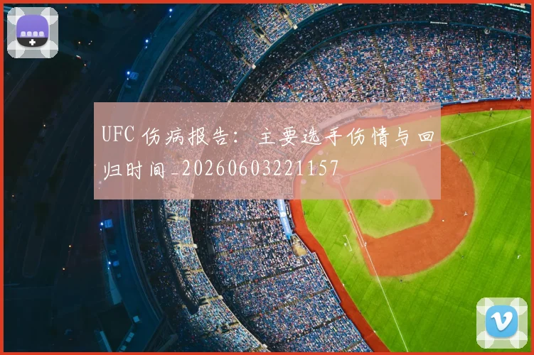 UFC 伤病报告:主要选手伤情与回归时间_20260603221157